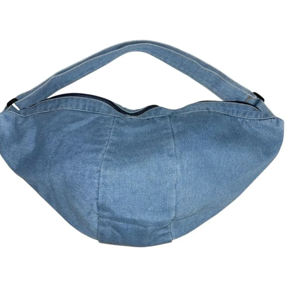 Denim Crossbody Sling Bag Unisex
